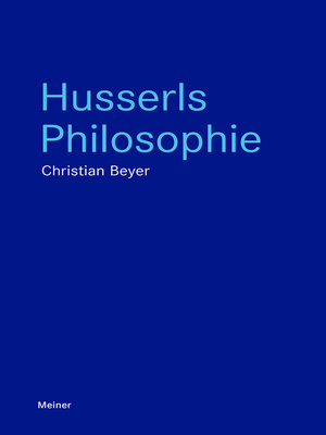 cover image of Husserls Philosophie